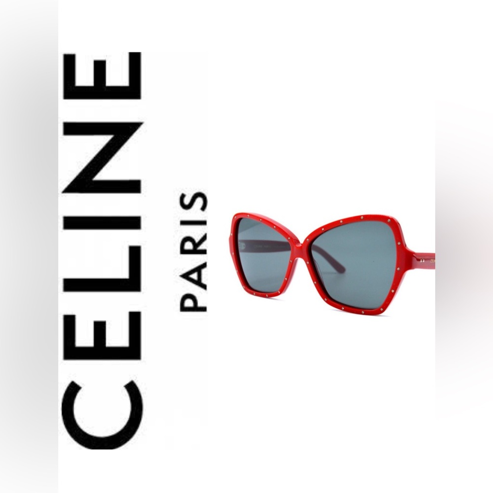 Celine Sunglasses. Guaranteed Authentic Red Celine Sunglasses.